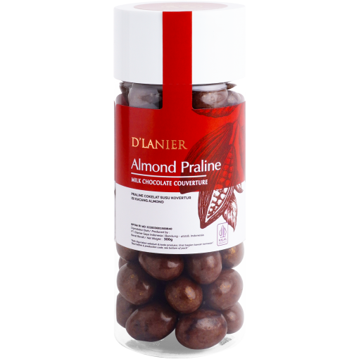 D'Lanier Almond Praline with Milk Chocolate - 300 gr