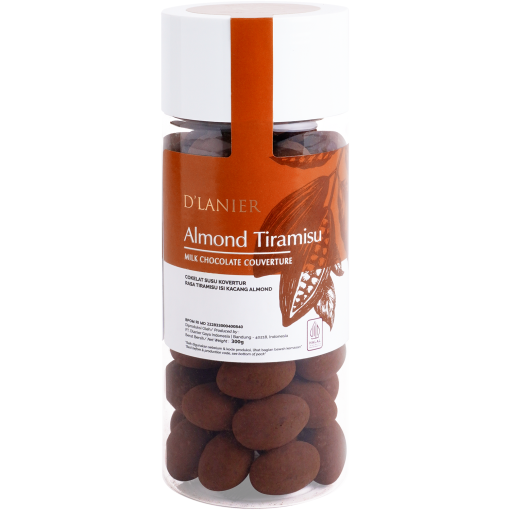 D'Lanier Almond Tiramisu with Milk Chocolate - 300 gr