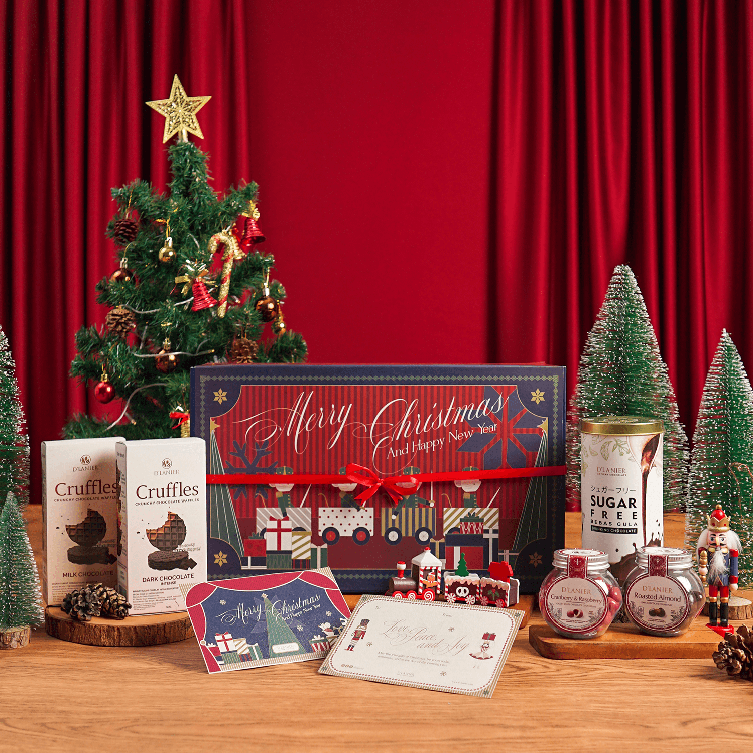 D’Lanier Fireside Tales Chocolate Christmas Hampers - Hampers Natal Coklat